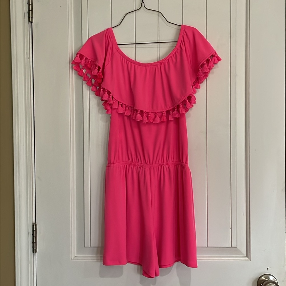 Lilly Pulitzer XXS Pink Romper - Picture 3 of 4